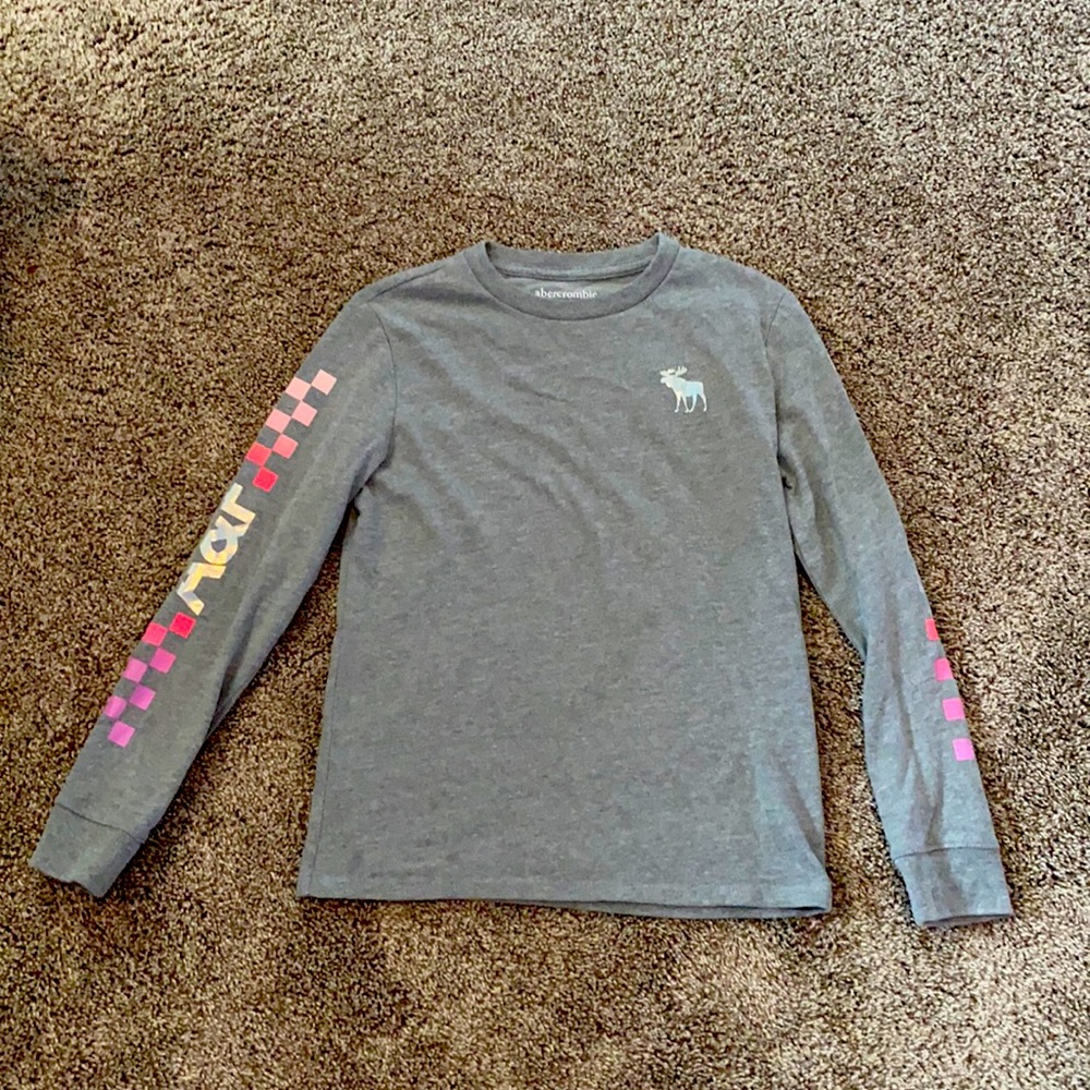 Abercrombie kids long sleeve tee shirt size 7/8